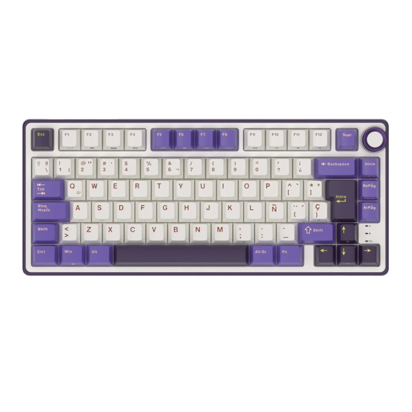 Teclado Electromecánico RK R75 Distribución Española 75% Blackberry – Royal Kludge