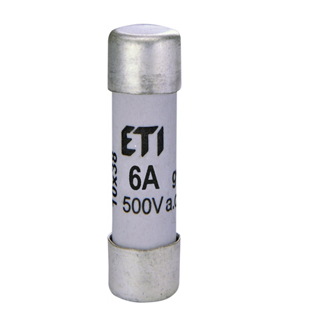 Fusible 10x38 mm; curva gG; 500V marca ETI - 500mA