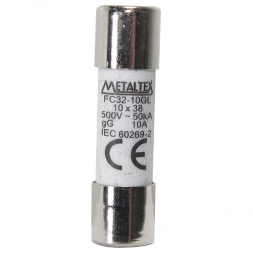 Fusible cilíndrico 14x51mm curva GL/GG acción retardada rangos 25 a 63A - 25A