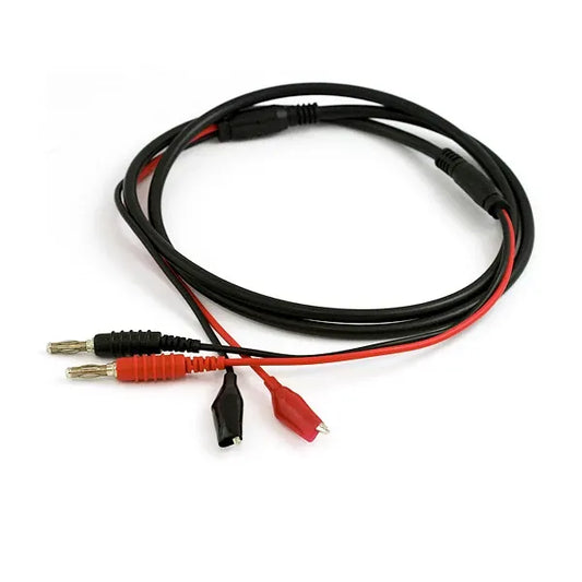 Cable de Conexión con Terminales Banana y Cocodrilo Aislados