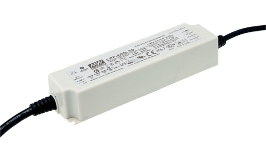 Driver LED plástico corriente PFC IP67 60W LPF-60D - 2A