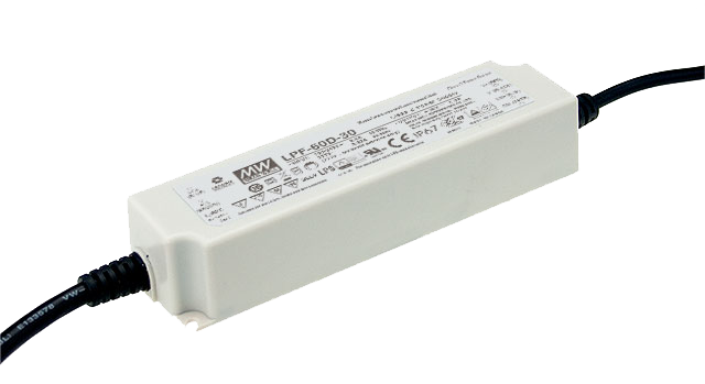 Driver LED plástico corriente PFC IP67 60W LPF-60D - 4A