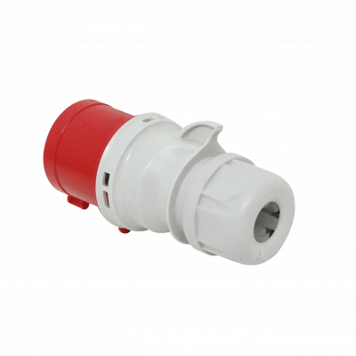 023-9. PCE Tipo023-9h 32A IP44 Macho Volante Clavija Industrial 690V 2P+Tierra