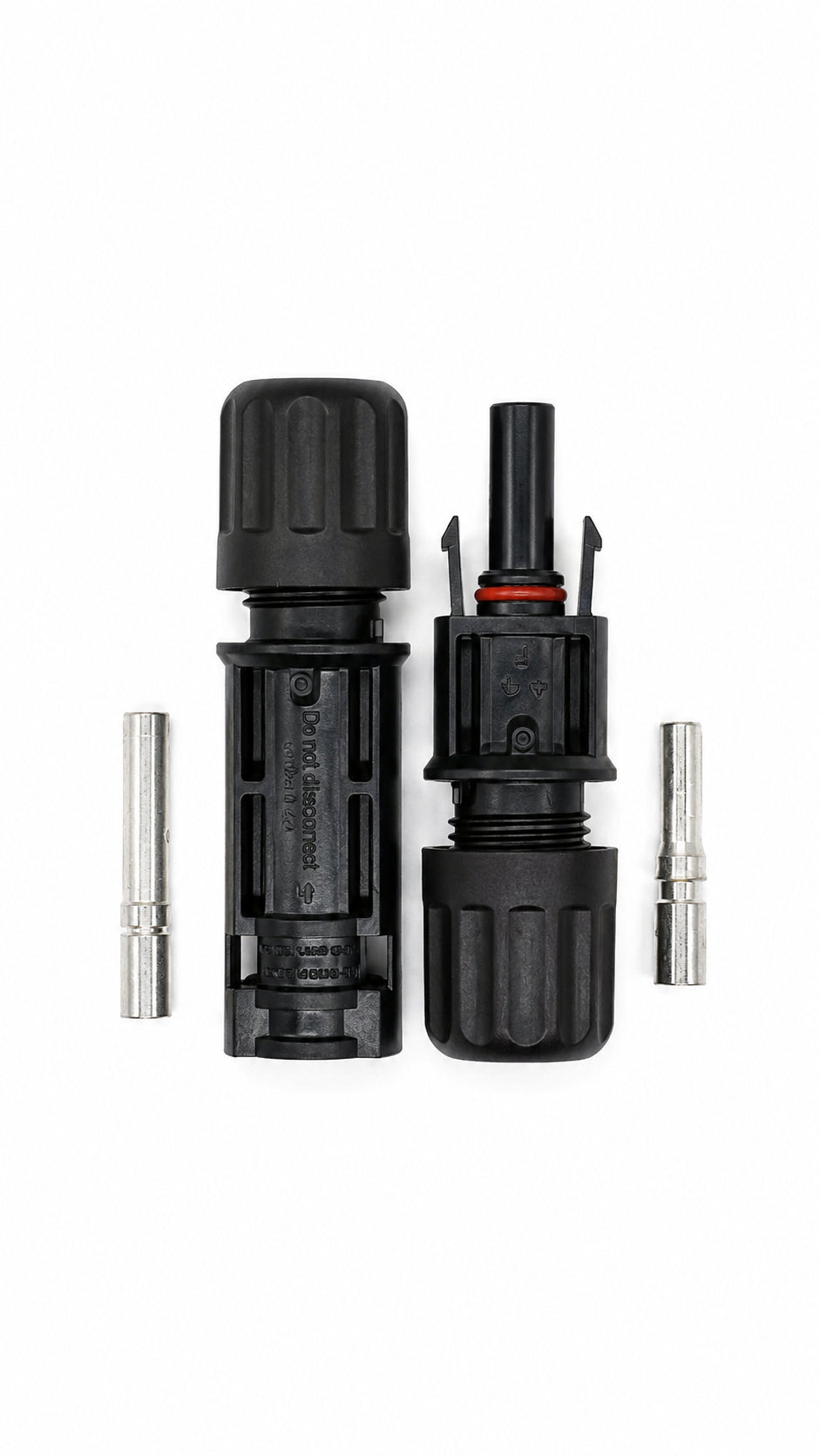Set conector MC4 cable 10mm 1500v macho y hembra