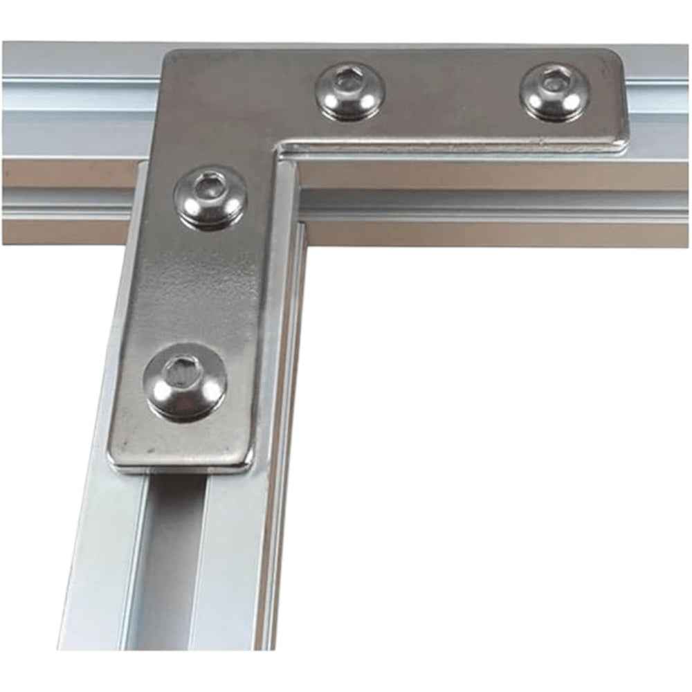 Placa soporte tipo L para perfil Tslot 40 mm (pack 2 und)
