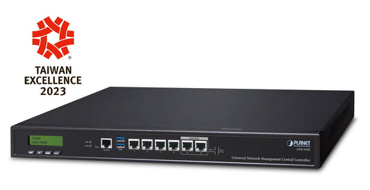 Controlador central de gestión de red universal con LCD y 6 puertos LAN 10/100/1000T (1024 x 100 nodos)