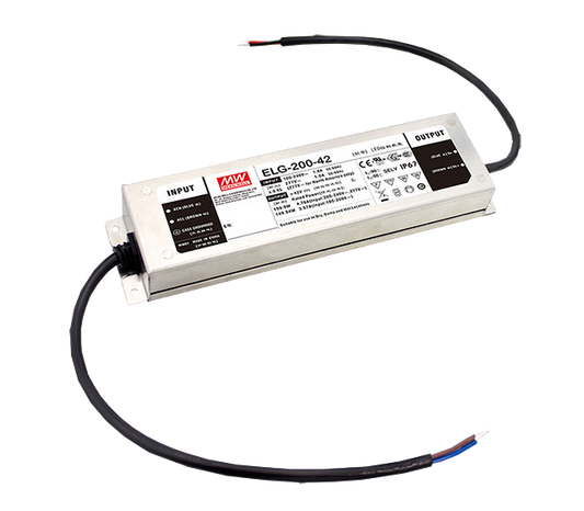 Driver LED carcasa metálica voltaje PFC opcional DALI 200W ELG-200 - 54V - DA - DALI