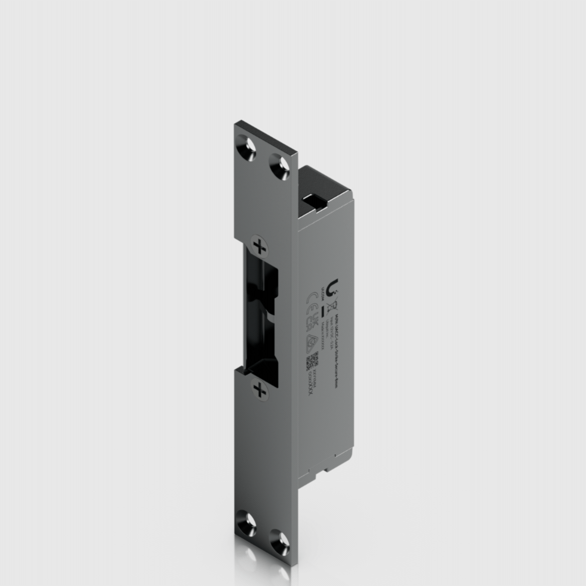 UA-LOCK-NO8 UI Cerradura eléctrica para apertura/control de acceso, capacidad de 227 kg, profundidad de 8 mm, alimentación 12 VDC y consumo de 200 mA