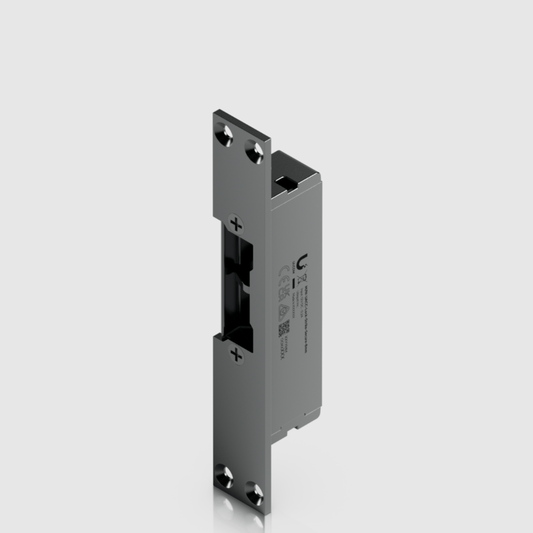 UA-LOCK-NO8 UI Cerradura eléctrica para apertura/control de acceso, capacidad de 227 kg, profundidad de 8 mm, alimentación 12 VDC y consumo de 200 mA