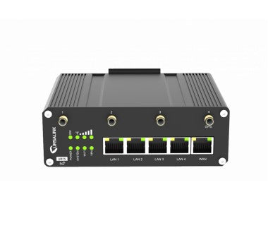 Router LTE 5G/5LAN/1xRS232/1xRS485 - Equipado con GPS+POE+WIFI