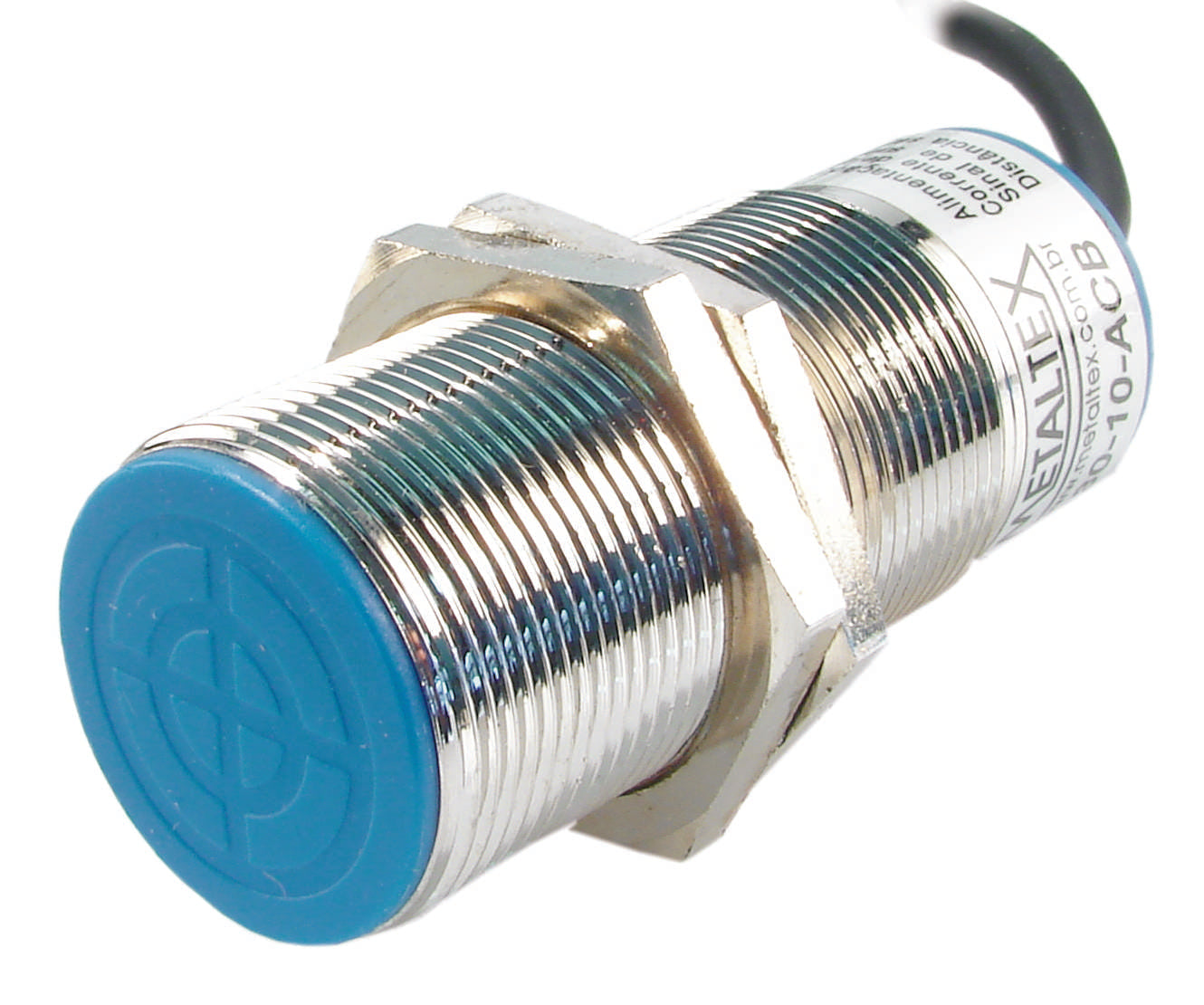 Sensor Inductivo M30 rasante 4 Hilos 1NA+1NC ó AC 2 Hilos NA ó NC, 10mm distancia medición serie I30 - AC 2 Hilos [1NA]