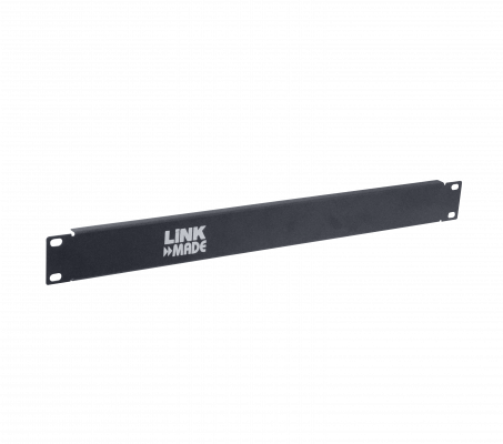RAP-1 LINKMADE 1U Panel Ciego para Rack de 19 Pulgadas Acero Negro