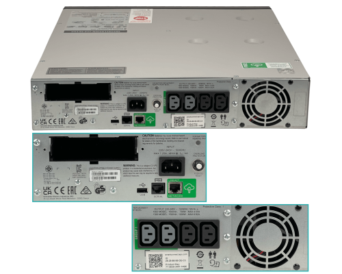 SMT1500 APC 1500VA 1000W 4x9AH LCD Rack 2U Smart-UPS 4-C13 1-RJ45 AVR