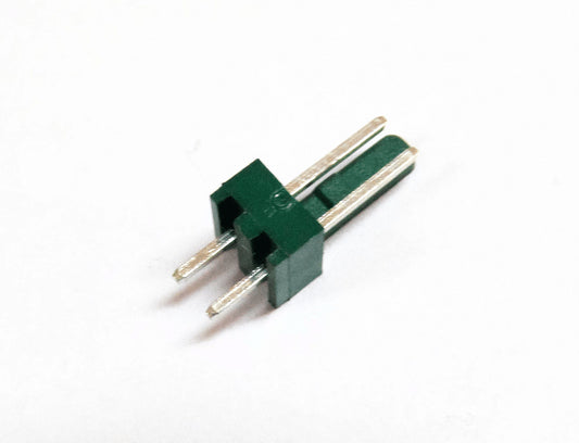 Conector Codificado Cromado Conexión Macho 2 Vías Orientación Frontal 100″