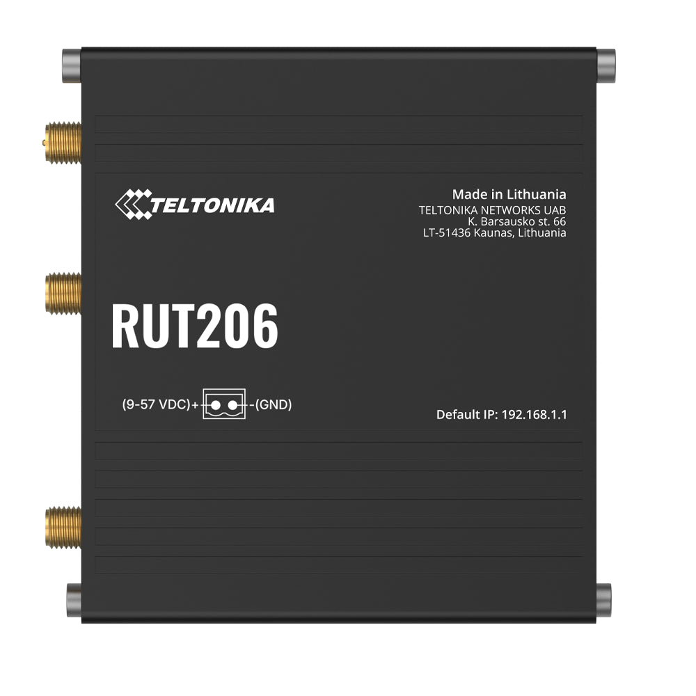 Dispositivo de Encaminamiento Celular Industrial Teltonika RUT206