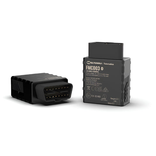 Localizador satelital 4G LTE compatible con puerto OBDII e interpretación de información original del fabricante – Teltonika FMC003