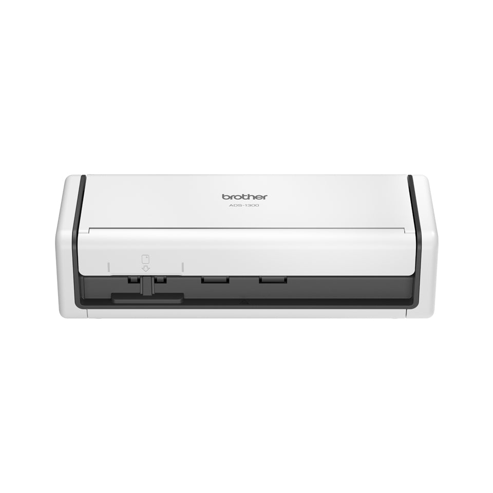 Brother ADS-1300 escaner Escáner con alimentador automático de documentos (ADF) 600 x 600 DPI A4 Blanco