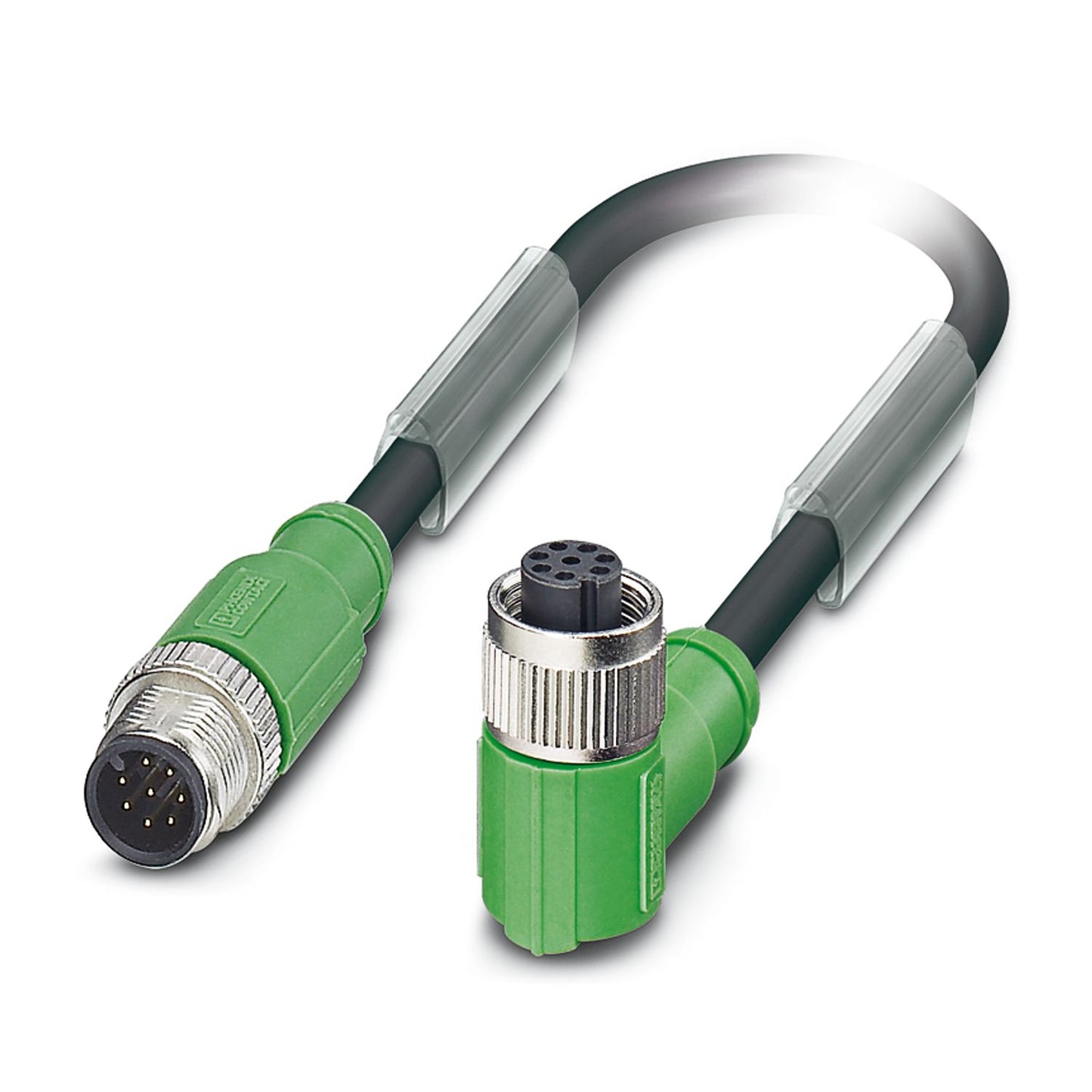 Cable para sensores/actuadores SAC-8P-M12MS-M12FR SH, PUR, 8 m.
