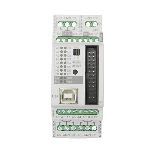 Controlador Lógico Programable Controllino Mini basado en ATmega328 con 8 Entradas y 8 Salidas