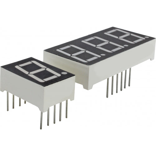 Display de 7 segmentos LED 0.56" serie DL7A - Blanco - Cátodo - 1 dígito
