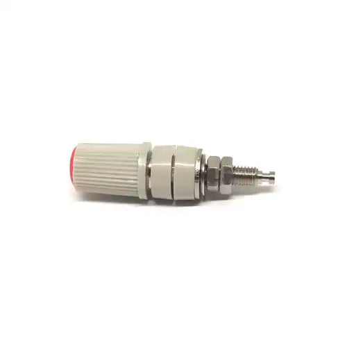 Terminal Plátano M5 30A Receptáculo Rojo