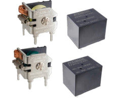 Relé automotriz, abierto, 1 contacto inversor, bobina 12VCC, 24VCC capacidad 40A, terminales CI - 12VDC