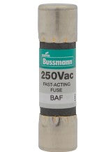Fusible rápido Bussmann BAF 250V 10x38 mm - 1A