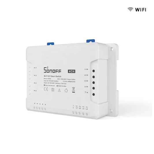 Controlador WiFi modular Sonoff de 4 vías R3