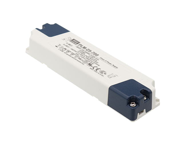 Driver LED plástico corriente PFC 25W PLM-25 - 350mA (comúnmente usado)