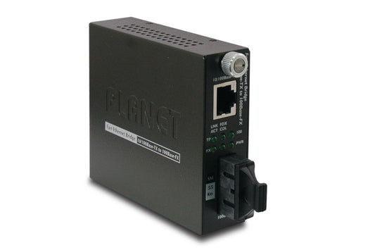 Conversor de medios smart 10/100Base-TX a 100Base-FX (SC, SM) - 50km