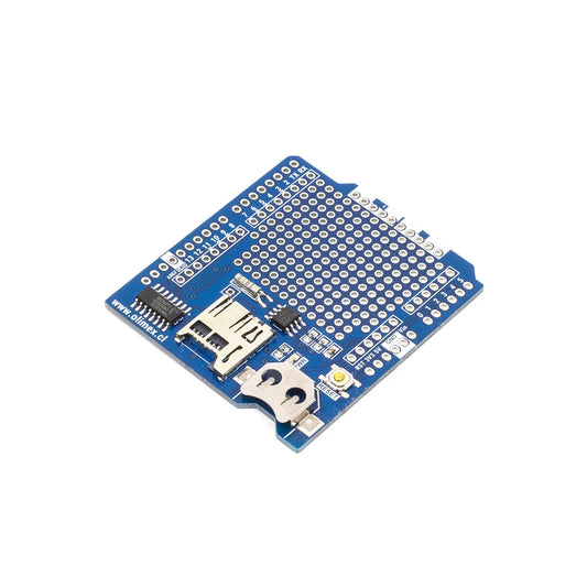 Placa de Registro MCI Arduino con Almacenamiento microSD y Reloj Tiempo Real (uSD + RTC)
