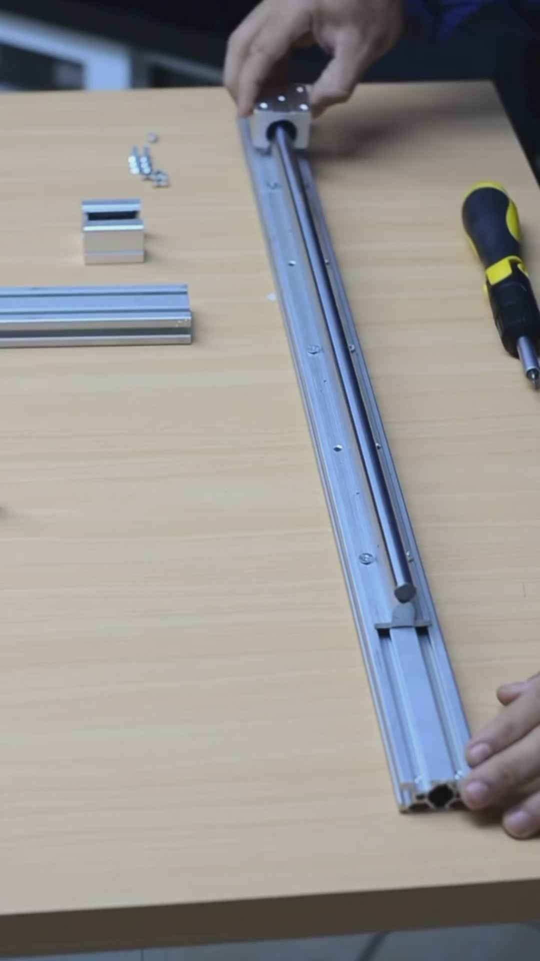 LM16UUOP Cojinete lineal cilíndrico SBR 16 mm (Paquete de 2 piezas)