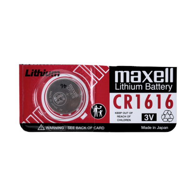 CR1616. MAXELL 1,6x16mm Pila Litio Lithium Reloj 3V 1.6x16mm CR1616