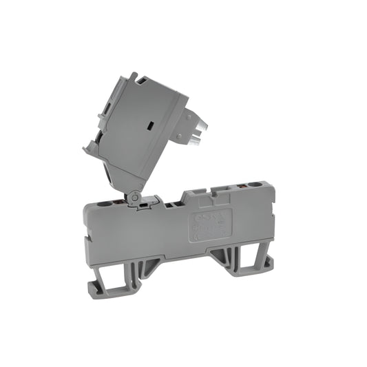 Bloque de Terminales 2.5mm² con Soporte para Fusibles Sistema de Inserción Directa (sin elemento fusible cerámico) – Onka