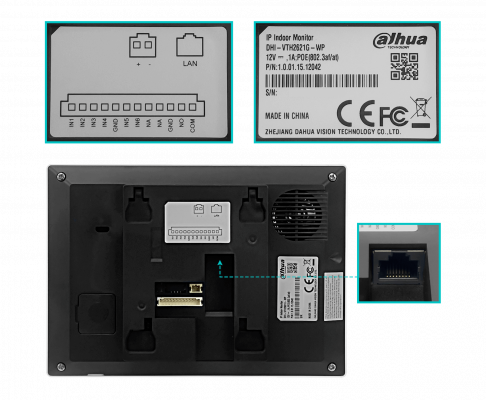 KTW02. DAHUA Kit de Portero IP Control de Acceso y Alarma DHI-KTW02