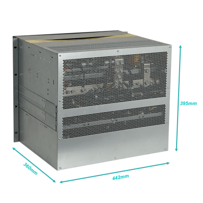 RECTI-300A. Fuente de alimentación conmutada trifásica de salida 53 V y 300 A máx., modelo YQ48300A