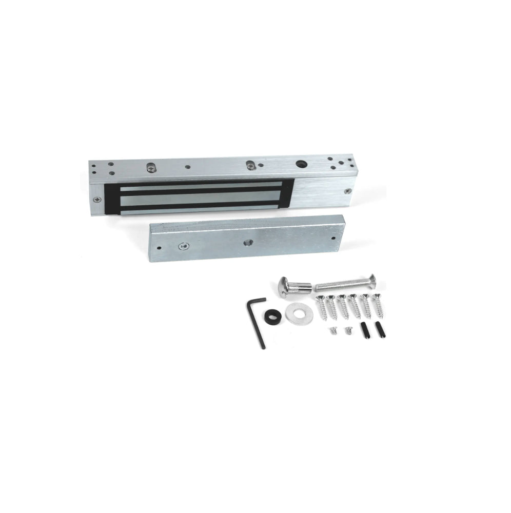Cerradura de Retención Magnética 280kg Dual Tensión 12V a 24V