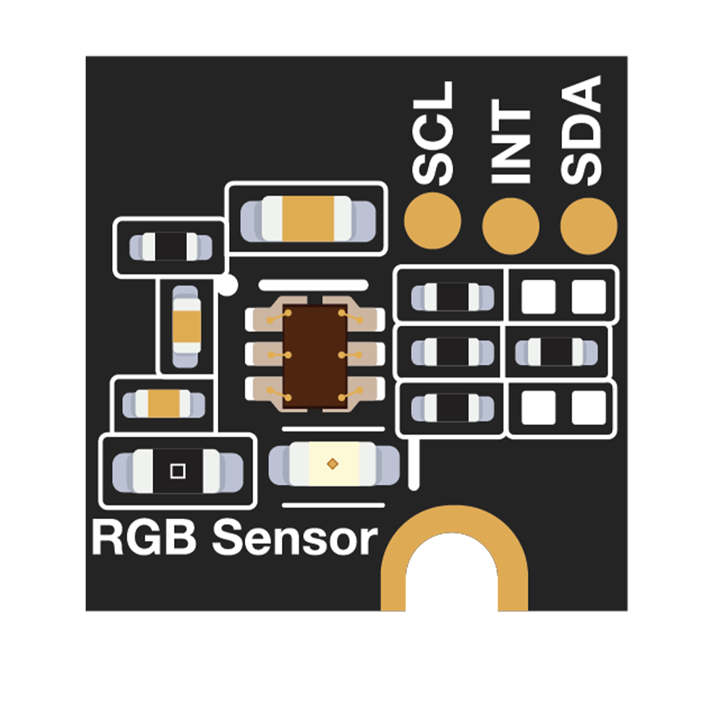 RGB Light Sensor AMS TCS37725FN RAK12021