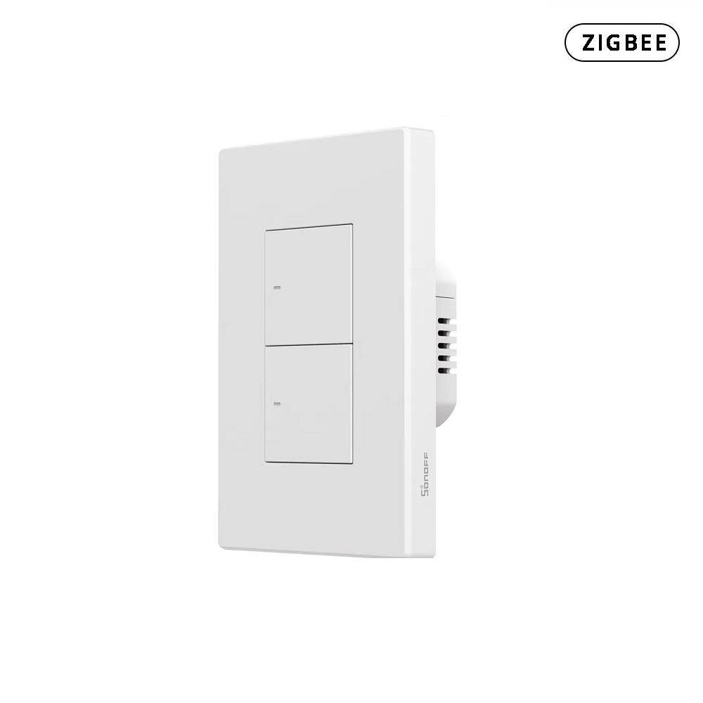 Dispositivo de Conmutación Zigbee Sin Línea Neutra Sonoff SwitchMan ZBM5 Dos Canales