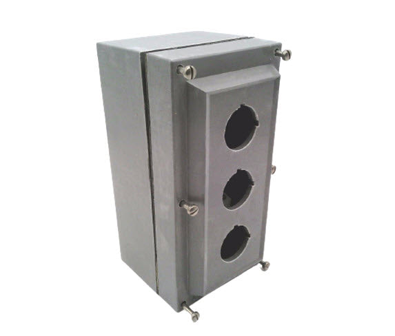 Push Button Enclosure,Three 30mm Push Button hole, Type 4/4X/13