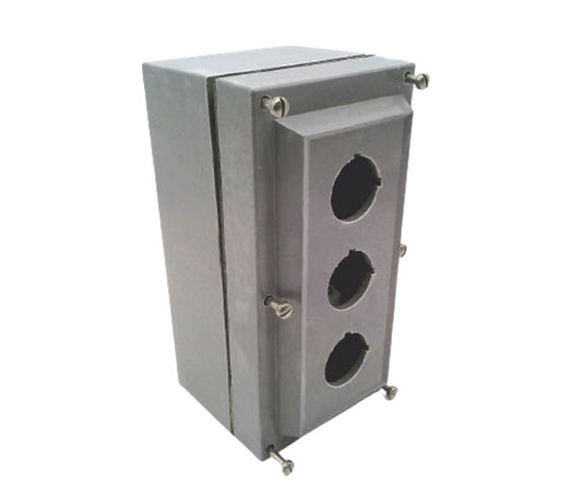 Push Button Enclosure,Three 30mm Push Button hole, Type 4/4X/13