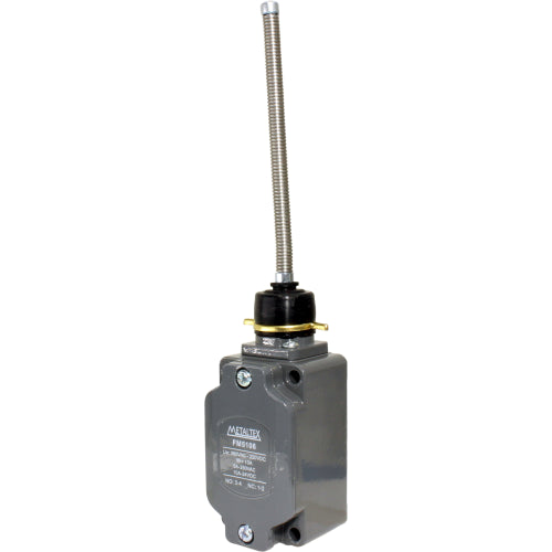 Fines de carrera metálico 10A/250VCA 1NA+1NC serie FM5 - Actuador fijo flexible