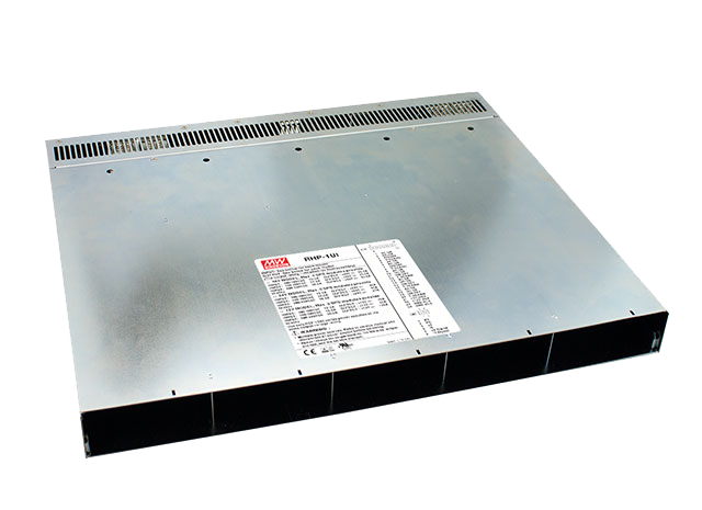 Rack 19 pulgadas para fuentes 5 slots 1600W RHP-1U - Entrada bloque terminal
