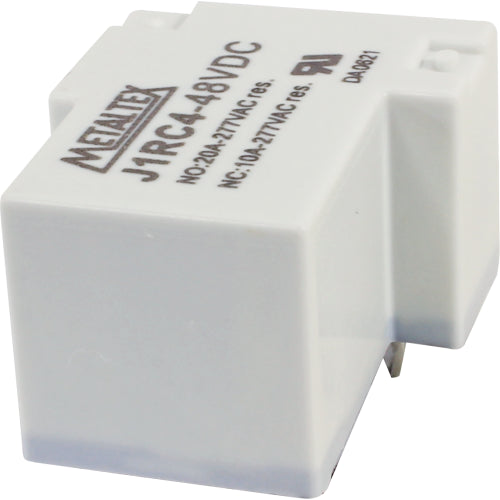 Relé industrial miniatura de potencia hasta 30A serie J - 48VDC - 1NA (SPST-NO)