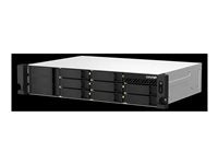 QNAP TS-873AeU-RP NAS Bastidor (2U) Ryzen Embedded V1500B 4 GB DDR4 0 TB QuTS hero Negro