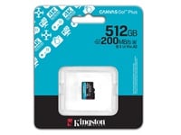 Kingston Tarjeta de Memoria 512GB microSD Canvas Go