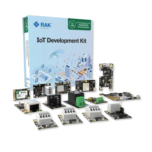 WisBlock Industrial IO and Communication Kit - IoT Development Kit (relé RAK13007 220V, 900MHz) - RAK13800 Ethernet (WIZnet W5100S-L)
