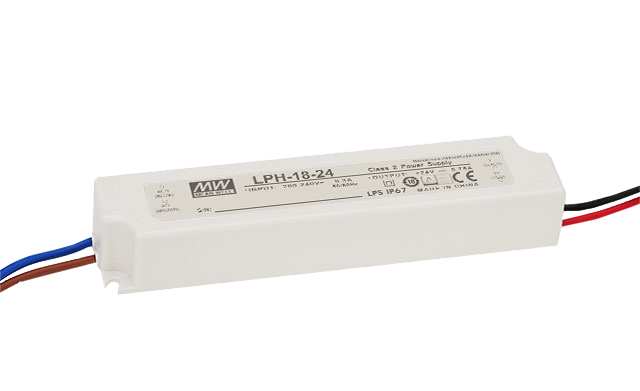 Driver LED plástico corriente 18W LPH-18 - 12V