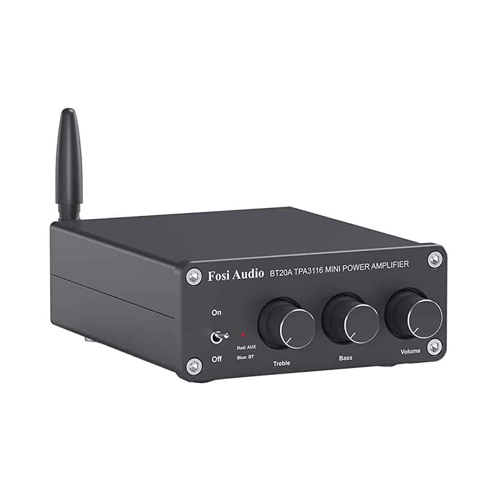 Amplificador de Sonido Estéreo Bluetooth 5.0 Tecnología Clase D 2x100W – Fosi Audio BT20A