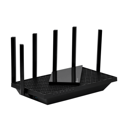 TP-LINK AXE75 WiFi 6E AXE5400 tribanda 6/5/2,4 GHz, 4 puertos LAN, 1 puerto WAN, USB 3.0, 6 antenas fijas